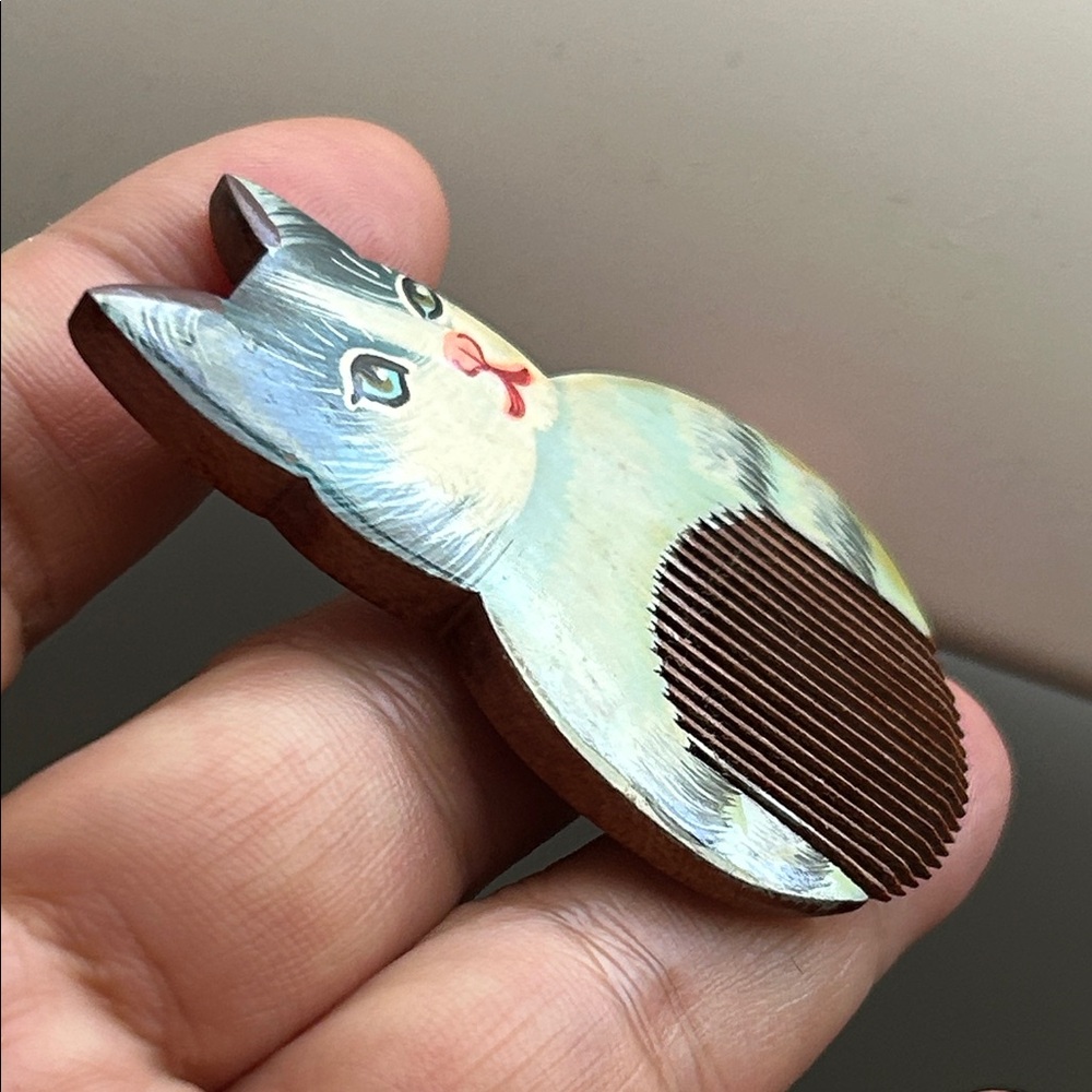 🖤ONE vintage Chinese traditional Changzhou Mini comb - Picture 2 of 7